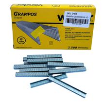 Grampos Tipo Reto 8mm Vonder P/ Grampeador Gpv 616 2500un 898008008