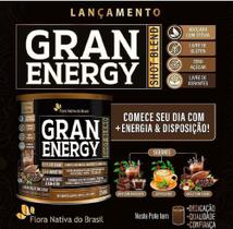 Gran Energy Shot Blend + Energia & Disposição (250g) Sabor Cappucino - Flora Nativa do Brasil