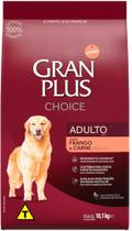 Gran Plus Choice Cães adultos sabor Frango e Carne 10,1kg