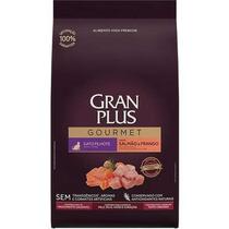 Gran Plus Gourmet Gato Filhote Salmao E Frango 1Kg - GranPlus