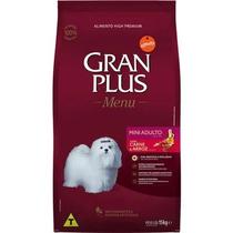 Gran Plus Menu Cao Adulto Mini Carne Arroz 1Kg