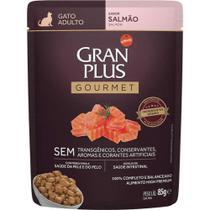 Gran Plus Sache Gatos Gourmet Adulto Salmão - 85 Gr - AFFINITY PET CARE Gran Plus Sache Gatos Gourmet Adulto Salmão - 85 Gr - AFFINITY PET CARE