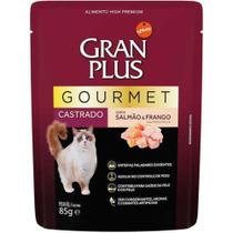 Gran Plus Sache Gatos Gourmet Castrados Salmão E Frango - 85 Gr