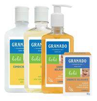 Granado Bebê Sabonete Glicerina Camomila Infantil+shamp+cond