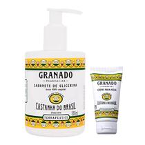 Granado Castanha do Brasil Sabonete Líquido + Creme para Mãos Kit Presenteável Granado Castanha do Brasil Sabonete Líquido + Creme para Mãos Kit Presenteável