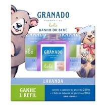 Granado Kit Banho Bebê Lavanda Sab E Sab Liq 750Ml