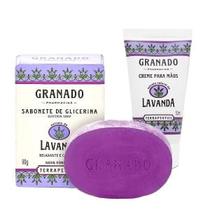 Granado Lavanda Creme para Mãos + Sabonete em Barra Kit Presenteável Granado Lavanda Creme para Mãos + Sabonete em Barra Kit Presenteável
