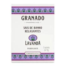 Granado sais banho relaxante lavanda 5un 15g cada Granado sais banho relaxante lavanda 5un 15g cada