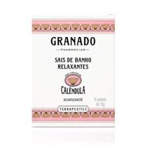 Granado sais de banho calêndula 5 sachês 15g cada Granado sais de banho calêndula 5 sachês 15g cada