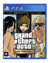 Grand Theft Auto Gta Trilogy Ps4 Mídia Fisica Leg Português - rockstar games