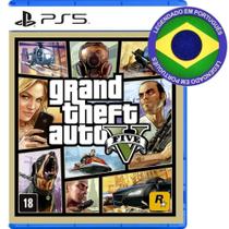Grand Theft Auto V GTA 5 PS5 Mídia Física Lacrado - Rockstars