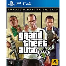 Grand Theft Auto V Premium Online Edition GTA V GTA 5 para PS4 - Rockstar Games - Playstation 4