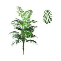 Grande Árvore De Palmeira Artificial Verde De 90-120cm, Planta Falsa Monstera Para Decoração De Casa