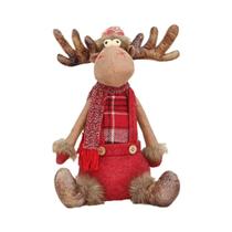 Grande Boneco De Pelúcia De Rena De Natal, Ornamento De Mesa Para Festa De Natal E Ano Novo, Grande Boneco De Pelúcia De Rena De Natal, Ornamento De Mesa Para Festa De Natal E Ano Novo,