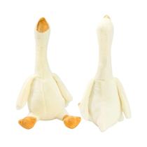 Grande Brinquedo De Pelúcia De Ganso Branco Macio 50-190cm Almofada De Sono Kawaii Em Forma De Pato