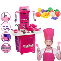 Grande Cozinha Infantil Com Acessórios Brinquedo Completa