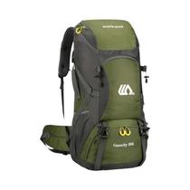 Grande Impermeável 50l Mochila De Viagem Homens Caminhadas Acampamento Mochila Esportes Ao Ar Livre