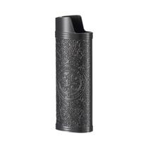 Grande J6 3D Girl Design À Prova De Choque De Metal Francês BIC Isqueiro Capa Suporte De Tamanho
