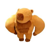 Grande Pelúcia De Capivara Musculosa De 45-75cm, Brinquedo De Pelúcia, Almofada, Presente De Grande Pelúcia De Capivara Musculosa De 45-75cm, Brinquedo De Pelúcia, Almofada, Presente De