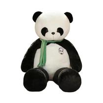 Grande Pelúcia De Panda Macia Brinquedo Fofo Animal De Pelúcia 80 100 120CM Presente De Aniversário Grande Pelúcia De Panda Macia Brinquedo Fofo Animal De Pelúcia 80 100 120CM Presente De Aniversário
