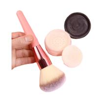 Grande Pincel De Maquiagem Profissional Super Macio E Fofo Para Pó E Blush Pincel De Pó Solto