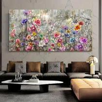 Grande Pôster De Tela Abstrata Arte Moderna Colorida Imagem Decorativa De Parede Presente Ideal Para