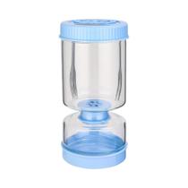 Grande Pote De Vidro Para Conservas Com Dispensador Seco E Úmido E Garfos Embutidos Para