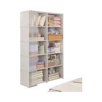 Grande Rack De Armazenamento De Guarda-roupa Multicamadas Estilo Simples Montagem De Armário De