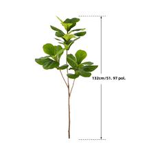 Grande Ramo De Árvore Artificial De Ficus De 103cm 132cm, Folhas De Bananeira Falsas Para Decoração