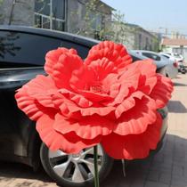 Grandes Flores Artificiais De Peônia Para Decoração De Festa De Casamento, Adereços De Peônia Falsa,