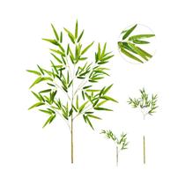Grandes Folhas De Bambu Verde Artificial De 120-240cm, Plantas Falsas Para Decoração De Casa E
