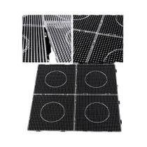 Grandes Placas Pegboard (4 Peças) Para Contas Hama E Contas Perler Fusíveis 50/26mm, Molde Quadrado