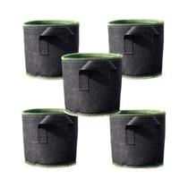 Grandes Vasos De Tecido Para Plantas, Sacos De Cultivo De 3, 5, 7 E 10 Galões Para Jardinagem De