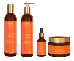 Grandha Mix Oil Coconut & Argan Nutrição Profunda Kit C/4