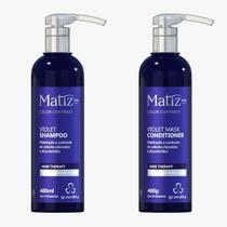Grandha Shampoo E Condicionador Matizador Cabelo Loiro 480ml Grandha Shampoo E Condicionador Matizador Cabelo Loiro 480ml
