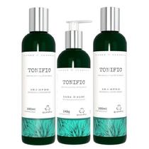Grandha Tonific 2 Shampoo 1 Baba D'Aloe Flores e Vegetais