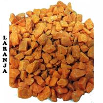 Granilha de quartzo para decoração 950g - laranja