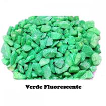 Granilha de quartzo para decoração 950g - verde fluorescente - AQUA NOBRE