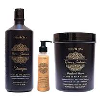 Grankera Kit Ouro Indiano + Fluido Finalizador Indiano
