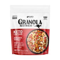 Granola Australia KETO Low Carb Harts sabor Morango Vanilla 300g