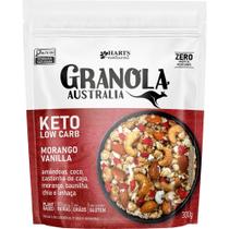 Granola Australia Keto Morango Vanilla Hart's 300g