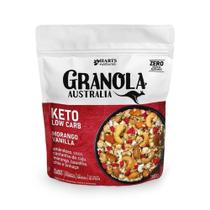 Granola Australia KETO Morango Vanilla Low Carb 300g - HARTS