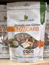 Granola coco e damasco low carb sem glúten 200g - leve croc