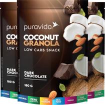 Granola Coconut Dark Chocolate 3 X 180g Puravida