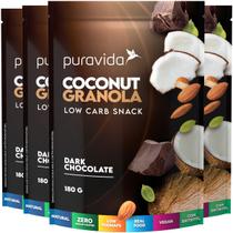 Granola Coconut Dark Chocolate 4 X 180g Puravida