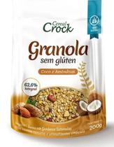 Granola com Aveia sem Glúten Coco e Amêndoas Leve Croc 200G