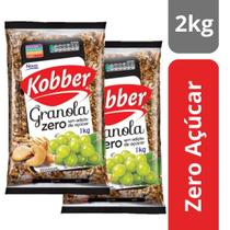Granola De Cereais Zero Açúcar 1kg Kobber Kit 2
