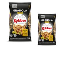 Granola De Cereais Zero Açúcar 1kg Kobber Kit 2