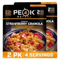 Granola de morango liofilizada 2 unidades da Peak Refuel Granola de morango liofilizada 2 unidades da Peak Refuel