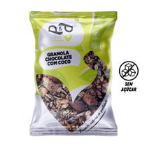 Granola Gourmet P&P Chocolate com Coco 500g Sem Açúcar - P&P Granola Gourmet P&P Chocolate com Coco 500g Sem Açúcar - P&P